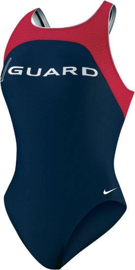 Nike Women's Guard Power Back Tank One Piece  One Piece Swimsuits  Nike