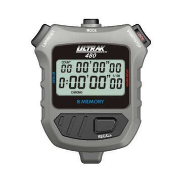 ULTRAK 480 - 8 Dual Split Memory  Stopwatches  Ultrak
