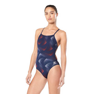 Speedo Coded Riff Powerflex Eco Flyback One Piece Swimsuit  Competition Swimsuits  Speedo