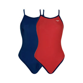 The Finals Solid Lycra Reversible H-Back Female  One Piece Swimsuits  The Finals
