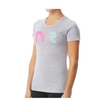 Tyr Women'S Ombre Team Graphic Swim Tee  Swim T-shirts  Tyr