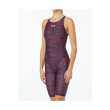 TYR Women's Thresher Baja Open Back U12 Compliant  Technical Swimsuits  Tyr